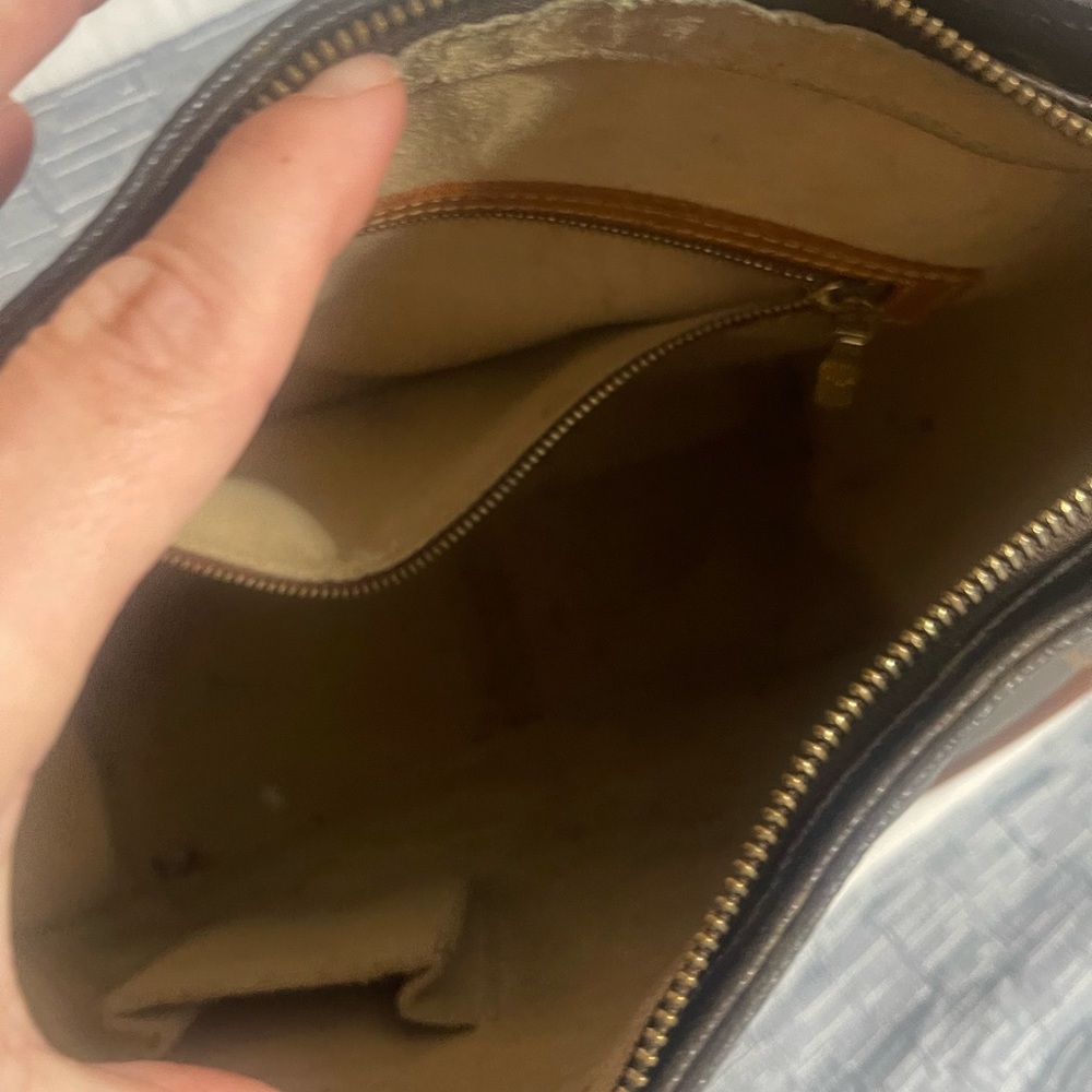 Louis Vuitton Dark Brown Monogram Shoulder Bag - Picture 3 of 5